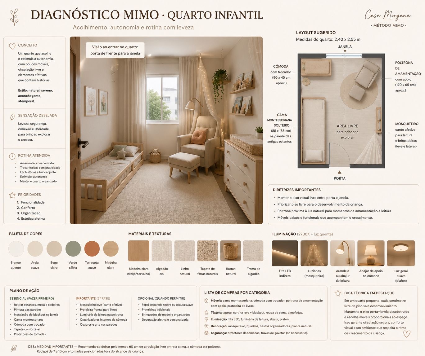 Diagnóstico MIMO — Quarto Infantil